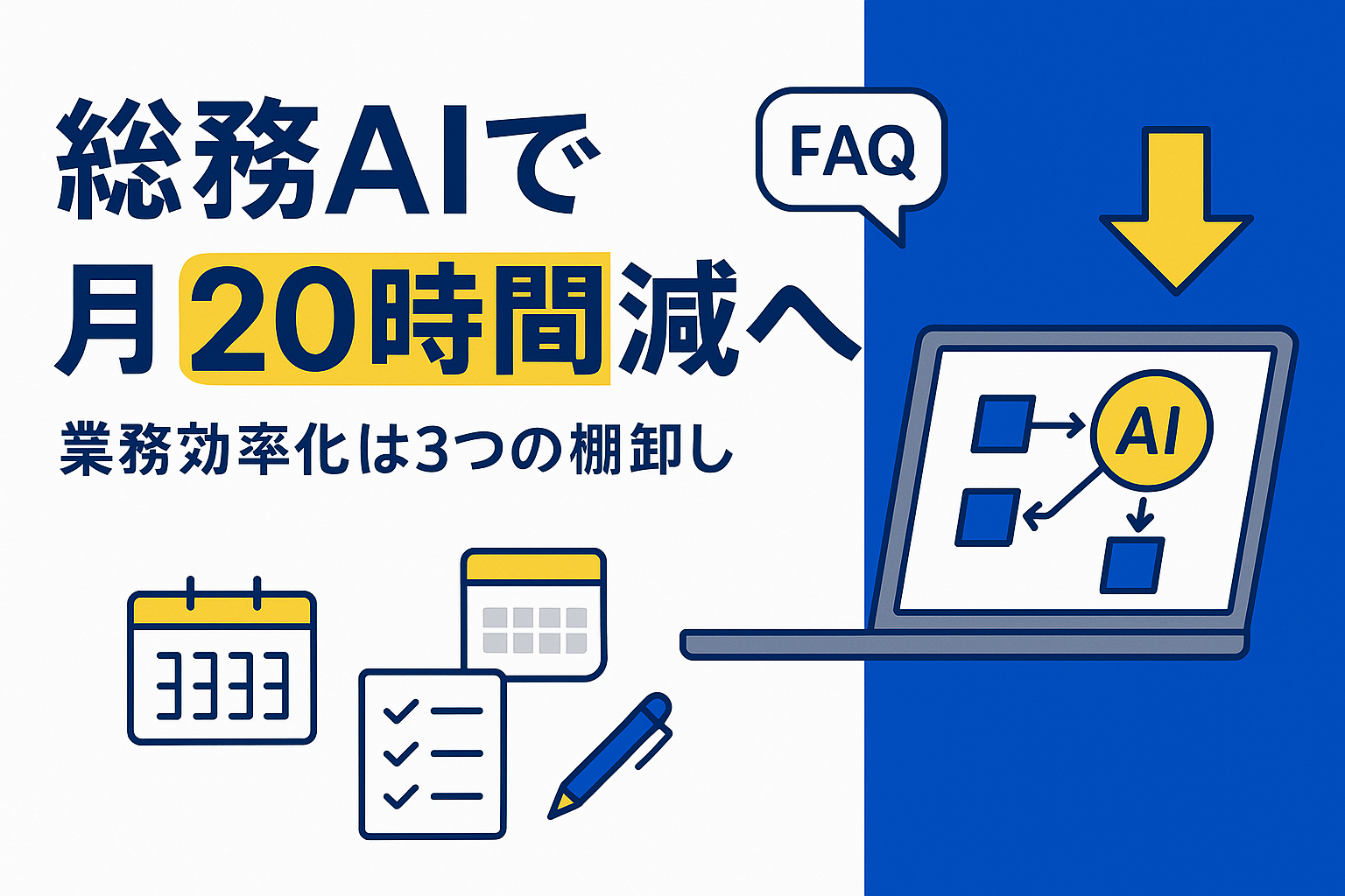 総務AI業務効率化7つの改善