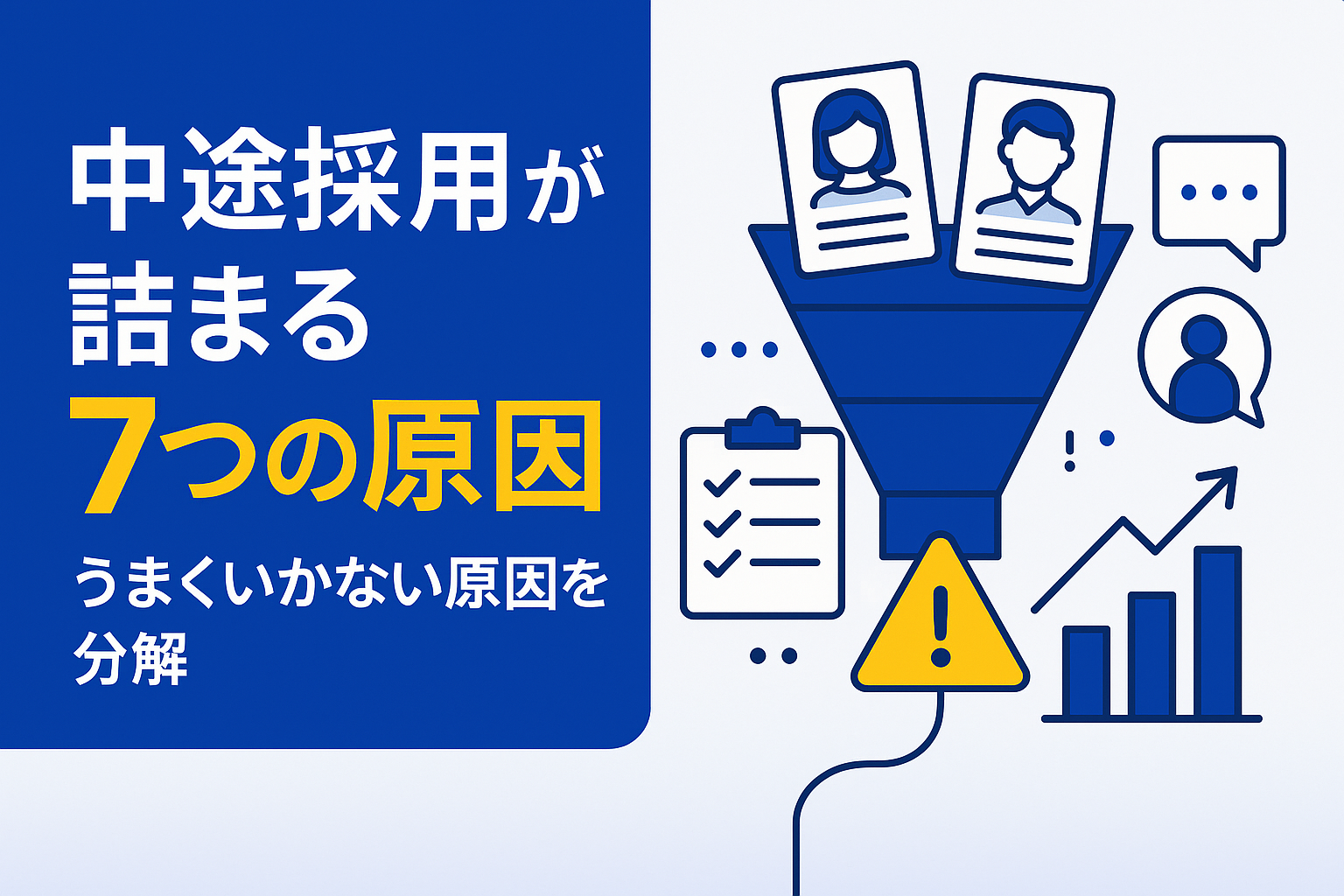 中途採用うまくいかない7原因と改善